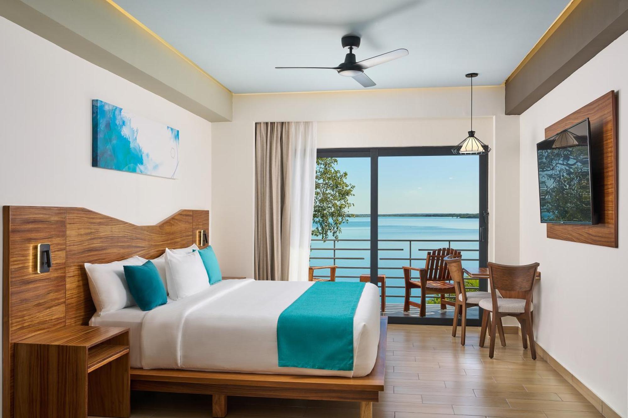 Cristalino Lagoon Front Hotel, Restaurant & Spa Бакалар Екстериор снимка