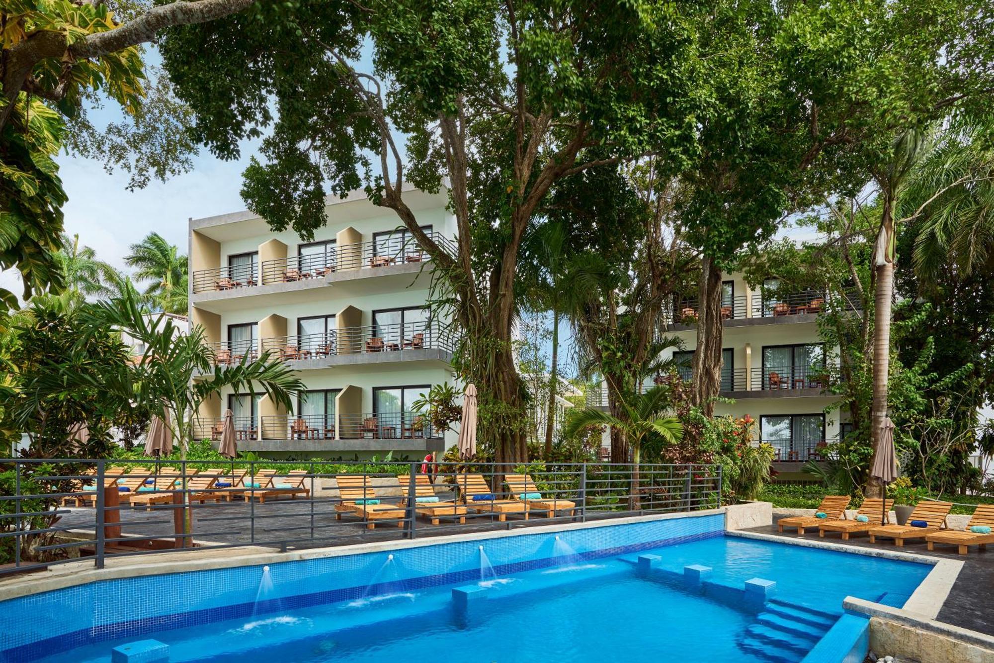 Cristalino Lagoon Front Hotel, Restaurant & Spa Бакалар Екстериор снимка